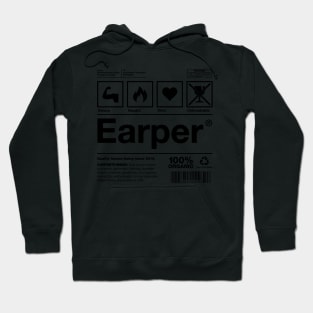 Earper Shipping Label - Wynonna Earp - Black Font Hoodie
